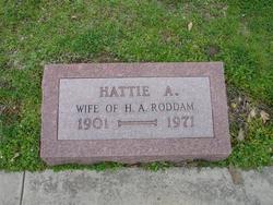 Hattie A <I>Nelson</I> Roddam 