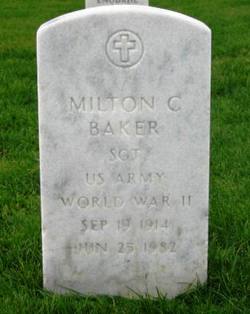 Sgt Milton C Baker 