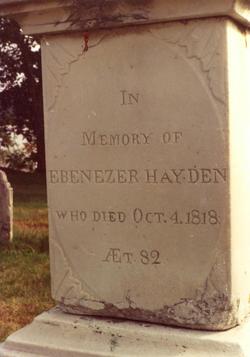 Ebenezer Hayden 