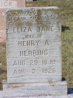 Elizabeth Jane “Eliza” <I>Norford</I> Herring 