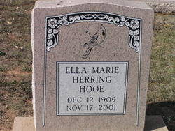Ella Marie <I>Herring</I> Hooe 