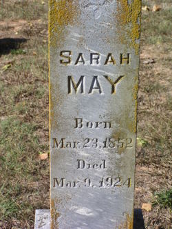 Sarah Jane <I>Moyers</I> May 