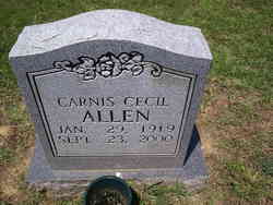 Carnis Cecil <I>Harris</I> Allen 