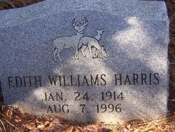 Edith <I>Williams</I> Harris 