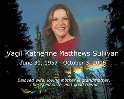 Vagil Katherine “Kathy” <I>Matthews</I> Sullivan 