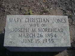 Mary Christian <I>Jones</I> Morehead 