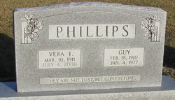 Vera L <I>Jones</I> Phillips 