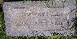 Elizabeth <I>Ford</I> Allen 