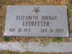 Elizabeth <I>Jordan</I> Ledbetter 
