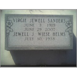 Virgie Jewell <I>Herberger</I> Sanders 