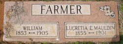 Lucretia E <I>Mauldin</I> Farmer 