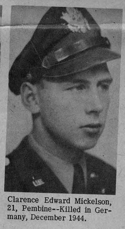 1Lt Clarence E Mickelson 