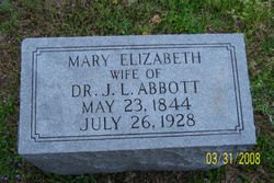 Mary Elizabeth <I>Sadler</I> Abbott 