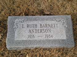 Letha Ruth <I>Barnett</I> Anderson 