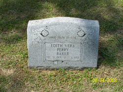 Edith Vera <I>Perry</I> Baker 