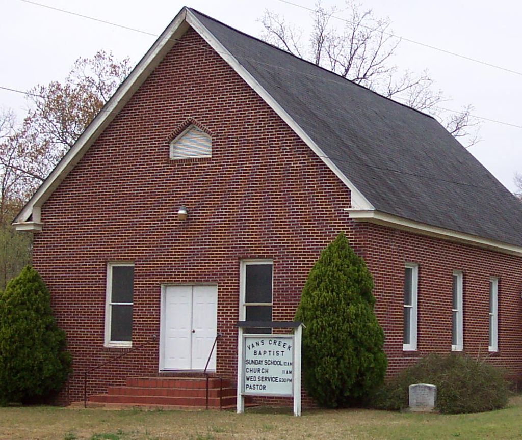 Vans Creek Baptist Church Cemetery