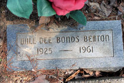 Will Dee <I>Bonds</I> Benton 
