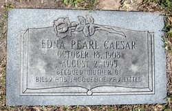 Edna Pearl <I>Wherry</I> Caesar 