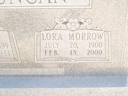 Lora <I>Morrow</I> Duncan 