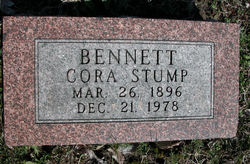 Cora Stump <I>Anderson</I> Bennett 
