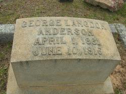 George Langdon “Lang” Anderson 