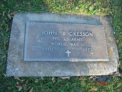 PFC John Baptist Cresson Sr.