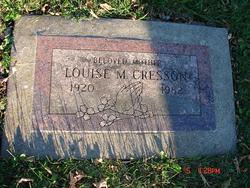 Louise M <I>Schuler</I> Cresson 