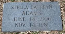 Estella Cathryn “Stella” <I>Chapman</I> Adams 