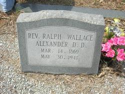 Rev Ralph Wallace Alexander 