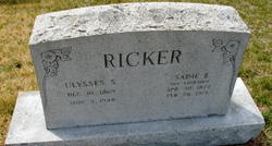 Ulysses S Ricker 