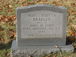 Mary Rebecca <I>Bradley</I> Purdy 
