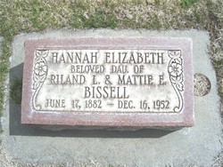 Hannah Elizabeth Bissell 