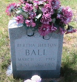 Bertha Lenora <I>Blankenship</I> Ball 