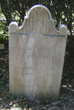Elsie Chapman <I>Aldrich</I> Campbell 