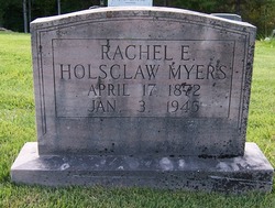 Rachel E. <I>Jackson</I> Holsclaw Myers 