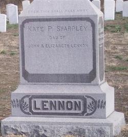 Kate P <I>Lennon</I> Sharpley 