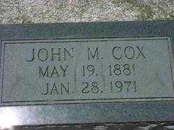 John M Cox 