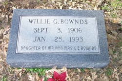 Willie Georgia Bownds 
