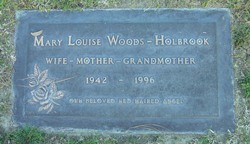 Mary Louise <I>Woods</I> Holbrook 