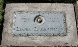 Leatha D. <I>Whitaker</I> Armstrong 