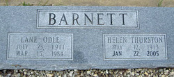 Helen <I>Thurston</I> Barnett 