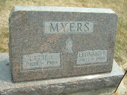 Cecil Louise <I>Mattix</I> Myers 