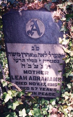 Leah <I>Horowitz</I> Abrahams 