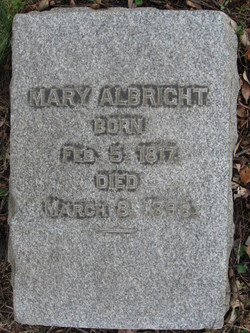Mary <I>Weber</I> Albright 