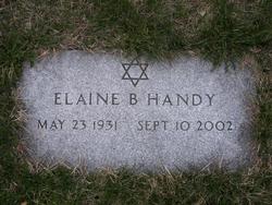 Elaine B <I>Rubinstein</I> Handy 