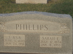 Sarah Elizabeth <I>Flippo</I> Phillips 