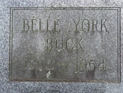 Ida Belle <I>York</I> Buck 