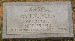 Ida Lou <I>Thomas</I> Click 