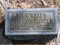 Lila Belle <I>Millard</I> Porter 