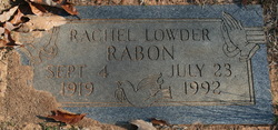 Rachel Odessa <I>Russell</I> Lowder Rabon 